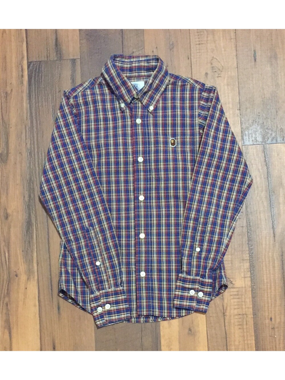 A Bathing Ape Long Sleeve Button Shirt XXS Multicolor
